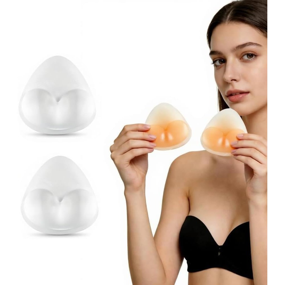 Silicone Bra Inserts, Triangle - Push Up Bra Silicone ulasan dan harga