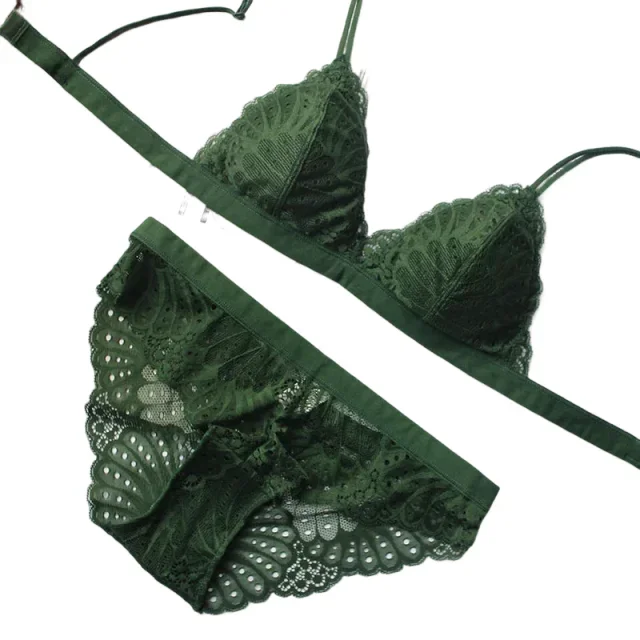 KUCLUTfull lace triangle cup s - Sleep Bra Bralette ulasan dan harga