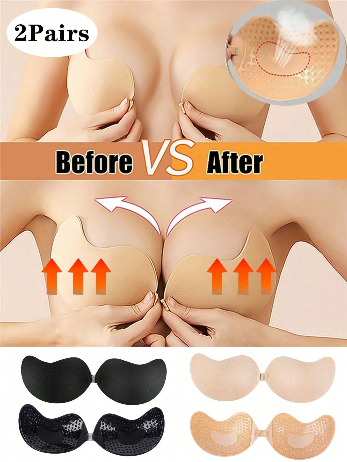 2-pack Women's Self-Adhesive I - Strapless Bra Adhesive ulasan dan harga