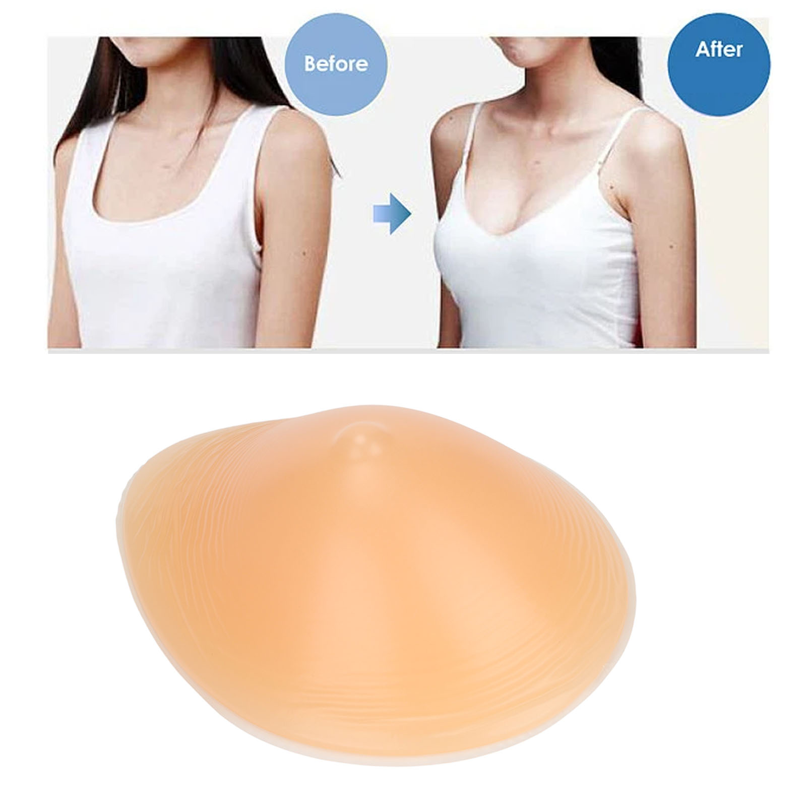 5.3Oz Silicone Bra Insert Drop - Mastectomy Bra Pocket ulasan dan harga