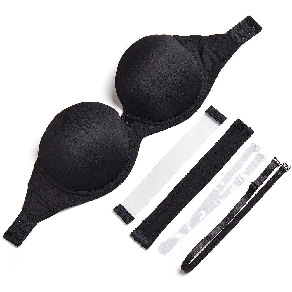 Nude Black White Invisible Cle - Convertible Bra Multiway ulasan dan harga