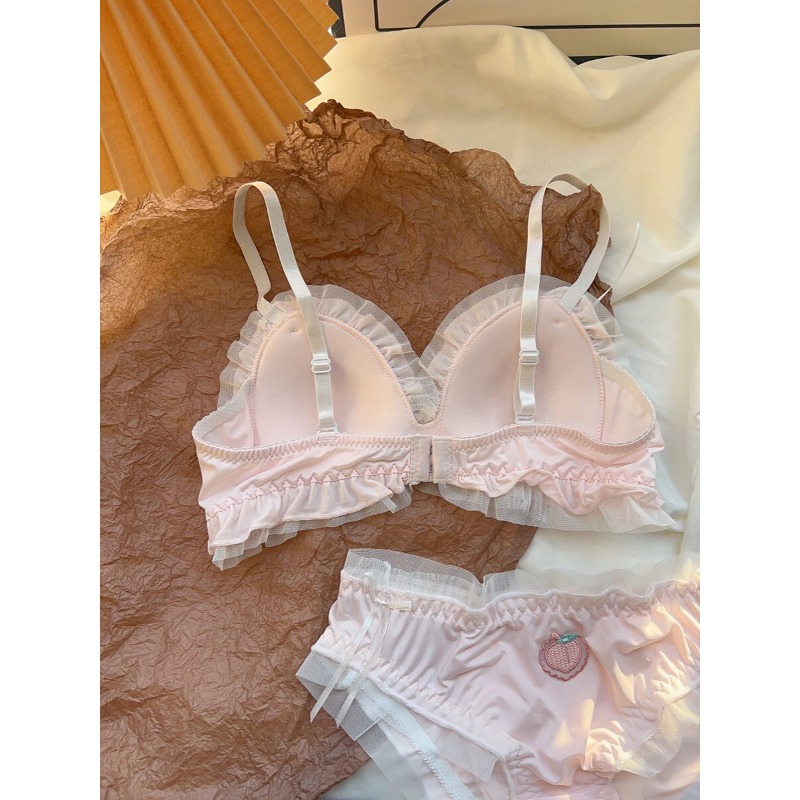 Sweet Triangle Bralette Set No - Sleep Bra Bralette ulasan dan harga