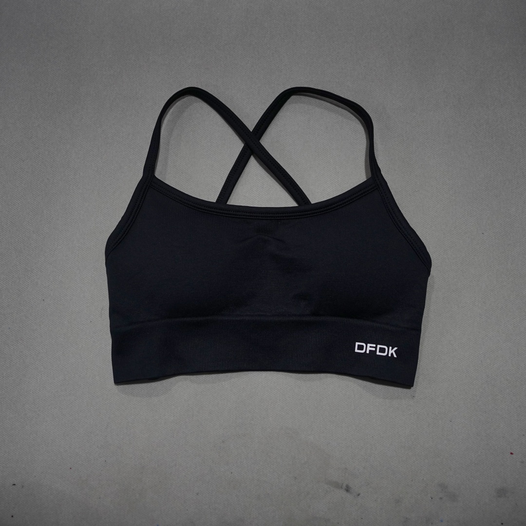 DFDK Ribbed Seamless Cross Bac - Plunge Bra Push Up ulasan dan harga
