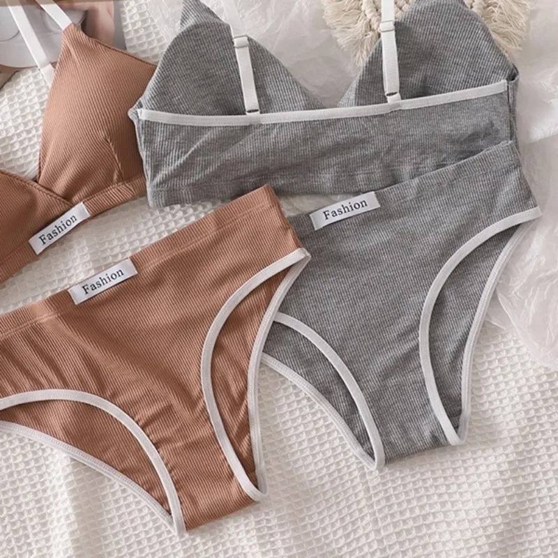 Women Cotton Bra Set Sexy Brie - Cotton Bra Everyday ulasan dan harga