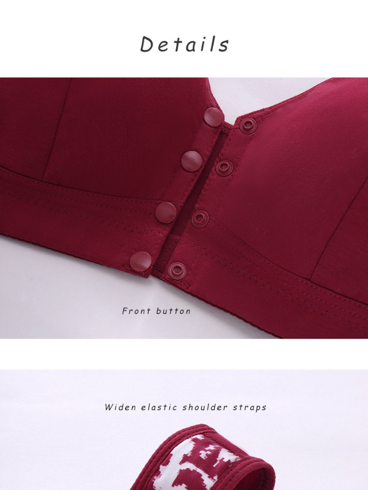 XL-7XL Plus Size Front Buckle  - Full Coverage Bra ulasan dan harga